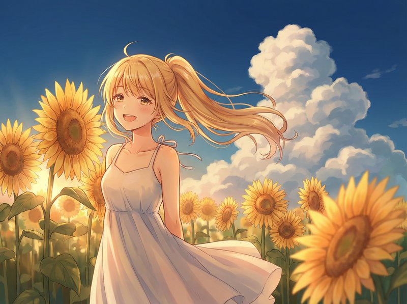 福利姬动漫美图-向日葵少女